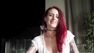 HD POV video of redhead Tana Lea being fucked by the brush man